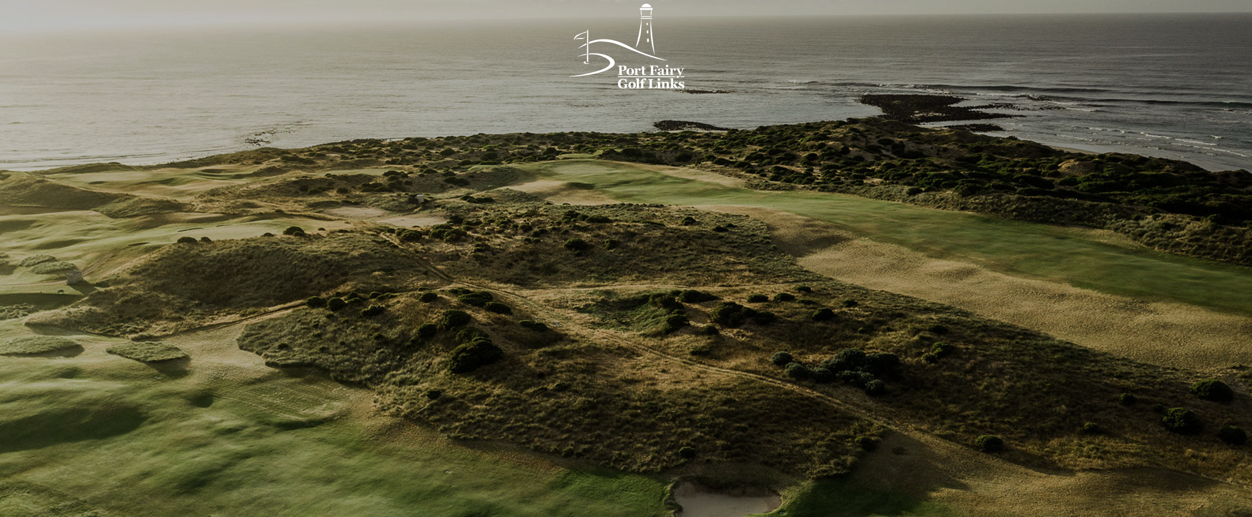 Fairways and coastal dunes at Port Fairy Golf Links in Victoria